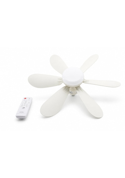 3 Led Aydınlatmalı - Sessiz Çalışma 6 Kanat - Kumanda Tavan Vantilatör Sf-7708 5492