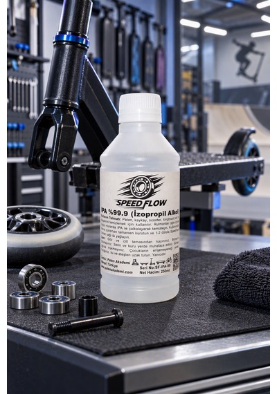 Ipa İzopropil Alkol 250 Ml - Paten Kaykay Scooter Longboard Rulman Temizliği Speedflow Ipa 250ml