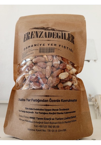 Erenzadegiler Osmaniye Tuzlu Yer Fıstığı İçi 500 G