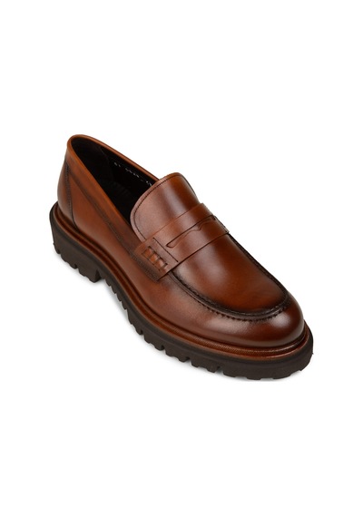 Deery Erkek Hakiki Deri Taba Renkli Loafer Ayakkabı - F6528mtbap01 Taba