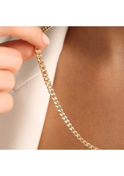 Sembol Gold 55 CM Gurmet Altın Zincir En 5 MM