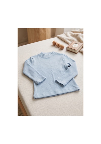 Deniva Kids Unisex Bebek Bebe Mavisi Fitilli Kaşkorse Yarım Balıkçı Yaka Uzun Kollu Çıtçıtlı Badi Body Mavi Deniva Kids Unisex Bebek Bebe Mavisi Fitilli Kaşkorse Yarım Balıkçı Yaka Uzun Kollu Çıtçıtlı Badi Body Mavi