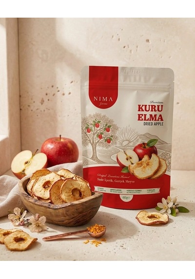Nima Gurme Premium Kuru Elma 60 G