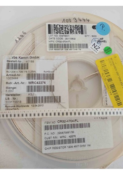 Rc12064m70 4m7 1206 Asj Smd Direnç 500 Adet