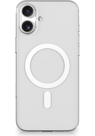 Apple iPhone 16 Uyumlu Kılıf M-safe Şarj Özellikli Youngkit Ice Serisi Kapak Şeffaf