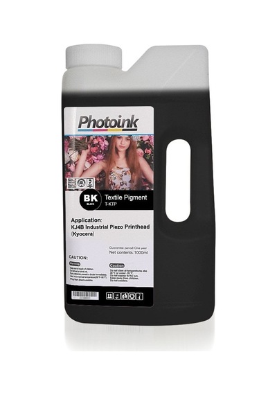 Kyocera Kafa Uyumlu 1000 Ml Siyah Black Tekstil Mürekkep T - Ktp
