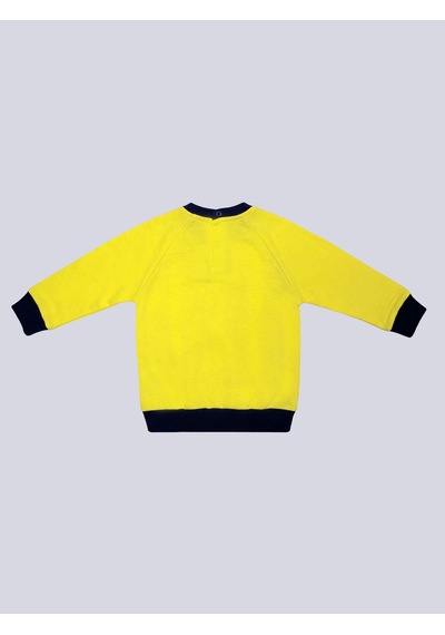 Fenerbahçe Sarı Lacivert Çubuklu Bebek Sweatshirt Lacıvert-sarı