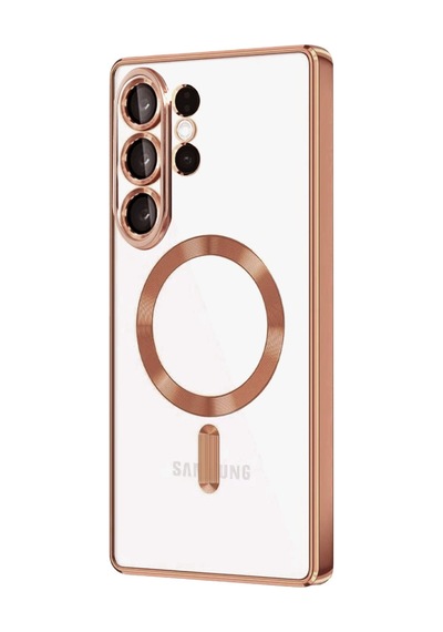Samsung Uyumlu Galaxy S26 Ultra Uyumlu Kross Magneticsafe Kapak - Çöl Titanyum