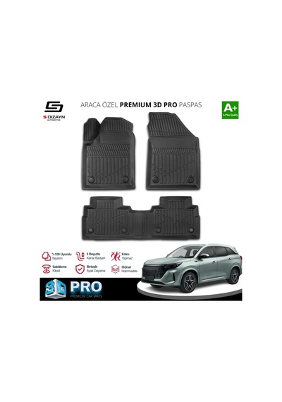 Dfsk E5 S508 Plug-ın Hybrid 3d Pro Havuzlu Paspas 2024 Üzeri A+ Kalite