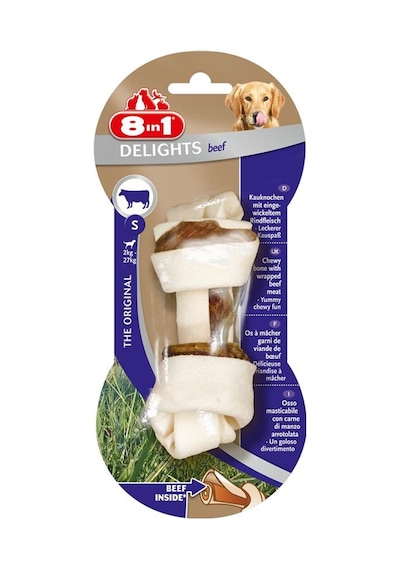 8in1 Delights Bones S Biftekli Ödül Kemiği 35 G