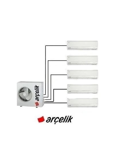 Arçelik ZM30105-999912 30000 BTU 1 Dış + 5 İç Ünite (9+9+9+9+12) Duvar Tipi Multi Inverter Klima