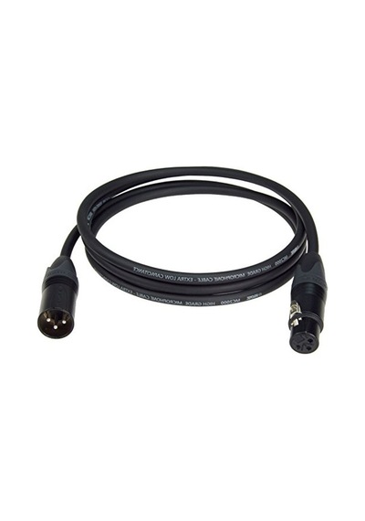 2 Metre Uzunluğunda Siyah Xlr Mikrofon Kablosu