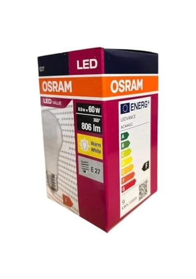 Ledvalue 8.5w E27 Led Ampul 2700k Sıcak Sarı Işık, 806 Lümen, 60w Eşdeğer Enerji Tasarruflu Ampul 10'lu P Diğer