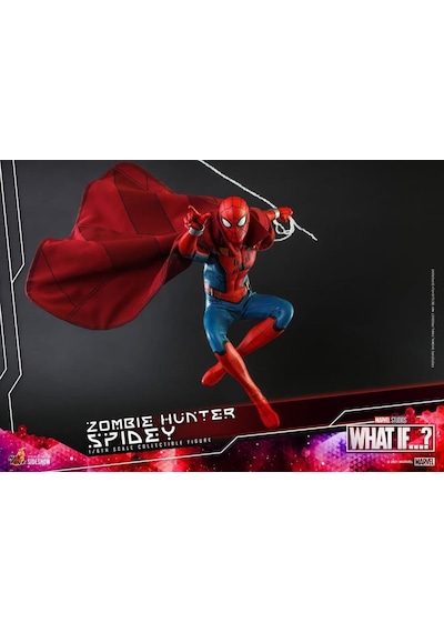 Hot Toys Zombie Hunter Spidey Sixth Scale Figure TMS38 - 909046 / Marvel Comics / What If…?