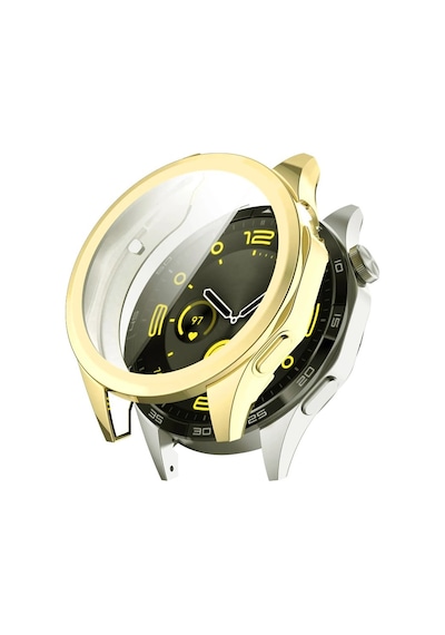 Huawei Watch Gt4 46mm Uyumlu Kasa Ekran Koruyucu 360 Tam Koruma Kılıf Kapak