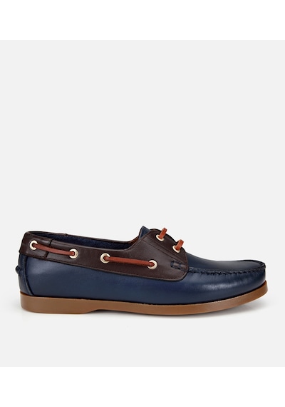 Hotiç Erkek Deri Lacivert Bağcık Detaylı Günlük Loafer 02ayh319730a684 02ayh319730a684
