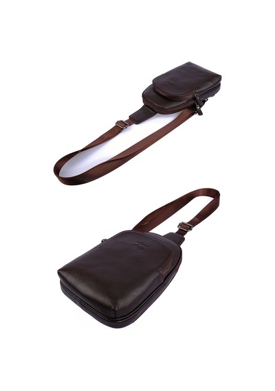 Erkek Hakiki Deri Çanta Body Bag Postacı Kangaroo Kıngdom 8155-K