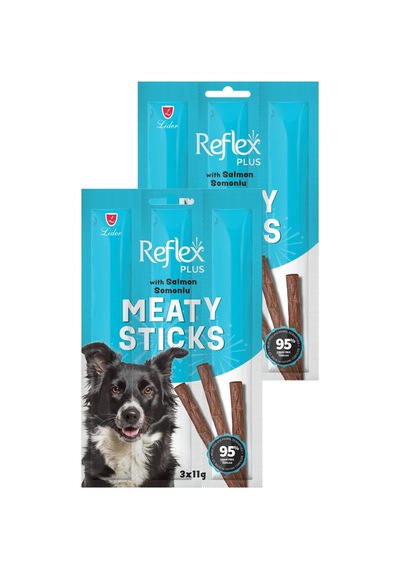 Meaty Sticks Somonlu Köpek Ödül Çubuğu 3x11gr İkili Paket
