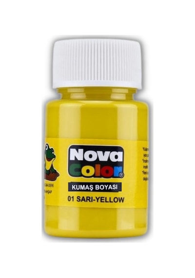 Kumaş Boyası Tişört Çanta Tekstil Boyası 30 Ml 1 Adet Nova Color Kumaş Boyası 1 Adet
