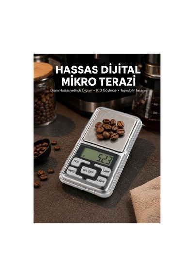 300 Gr Hassas Cep Terazisi Mavi Işıklı Lcd Ekranlı Yeni Nesil - Hs08377916-9570 Diğer