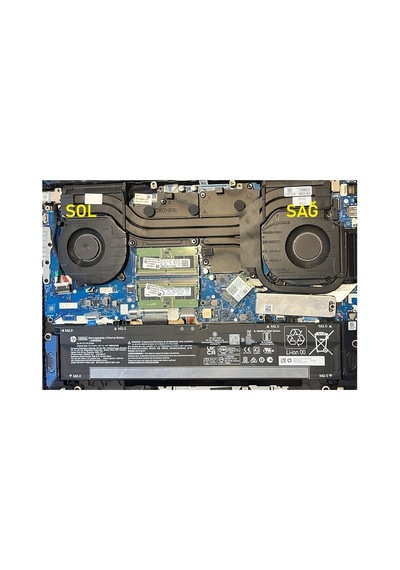 Hp Victus 16-r0000 Gaming Notebook Gpu Fanı - Ver.2 - 12v-80w Sağ Fan / N44738-001