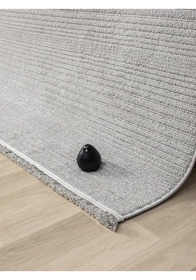 Mariesse Home Step Serisi Naturel Bukleli Yumuşak Dokulu Iskandinav Dokuma Halı Gri