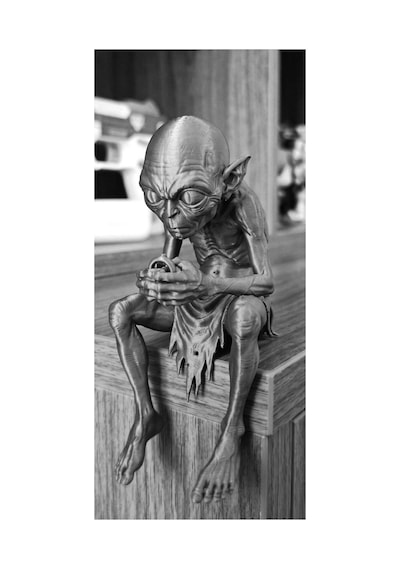 Oturan Gollum Smeagol Figür 10 Cm Lord Of The Rings Yüzüklerin Efendisi