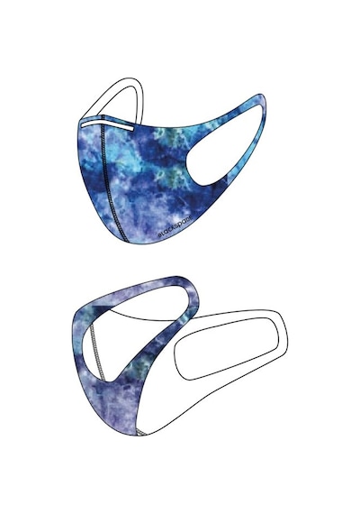 BLACKSPADE Unisex Koruyucu Maske Mermer Desen M
