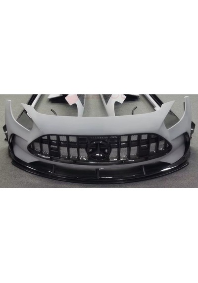 Mercedes R190 Amg Gt Uyumlu Gtr Black Serıes Ön Tampon + Panjur