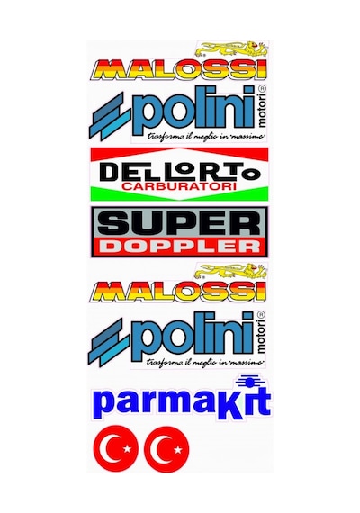 Mopet Marka Etiketleri Set