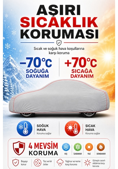 Opel Senator 3 Katlı Dolu Darbe Ve Güneş Koruyucu Oto Branda