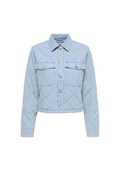 Only Mist Quilt Kadın Mavi Ceket 15361376-tds Mavi