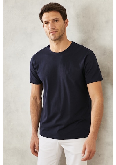 Ac&Co / Altınyıldız Classics Slim Fit Bisiklet Yaka Tişört - 535021126 Lacivert