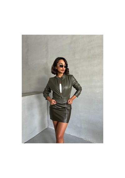 Verymoda Deri Mont F0443 Haki