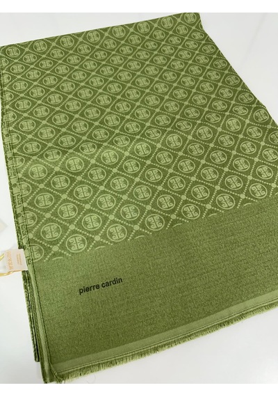 Pierre Cardin Elegans Monogram Şal-75 X 190-090700-952 Çimen Yeşili Çimen Yeşili
