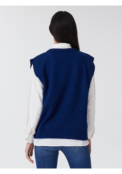 Regular Fit Kadın Kazak Lacivert