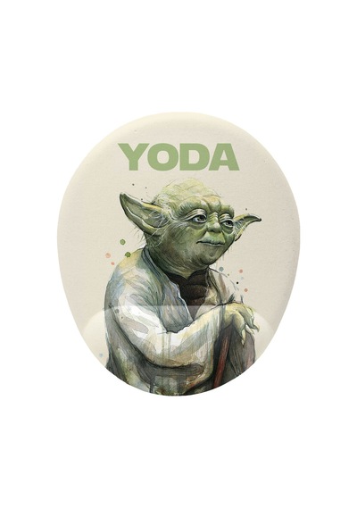 Usta Yoda Desenli Bilek Desteklikaymaz Buruşmaz Kırılmaz Mouse Pad