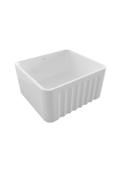 Bocchi Lavello 1603-001-0120 Dekorlu Mutfak Eviyesi Beyaz 50 CM