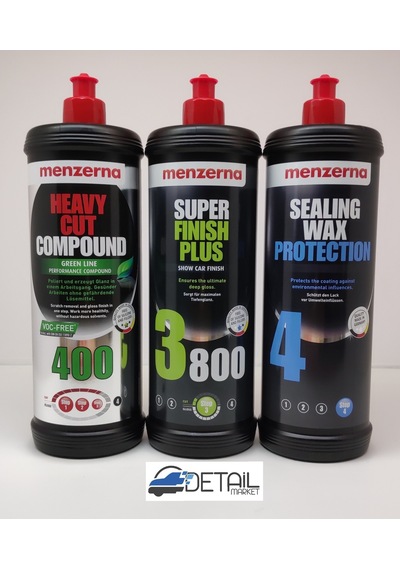 Menzerna Yeşil 400 3800 Sealingwax Pasta Hare Boya Kor. Set 1 Lt N11.2675