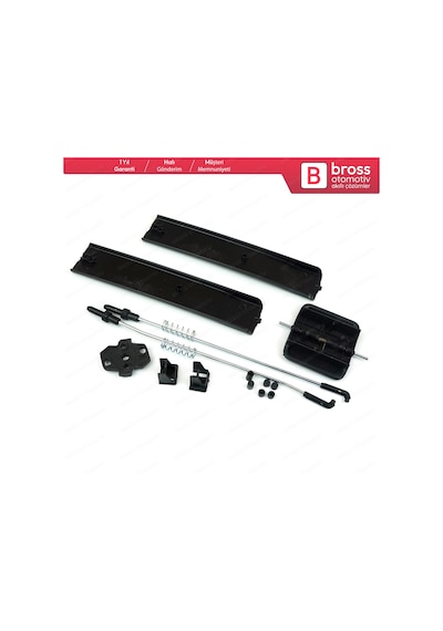 Vw T5 Caravelle için Yan Sürgülü Cam Tamir Seti 7h0847781b N11.20043