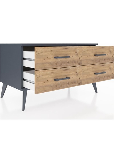 Hyperion Şifonyer 4 Raflı 88x44x48 Antrasit-antrasit/çam Antrasit/çam Hyperion Şifonyer 4 Raflı 88x44x48 Antrasit-antrasit/çam Antrasit/çam