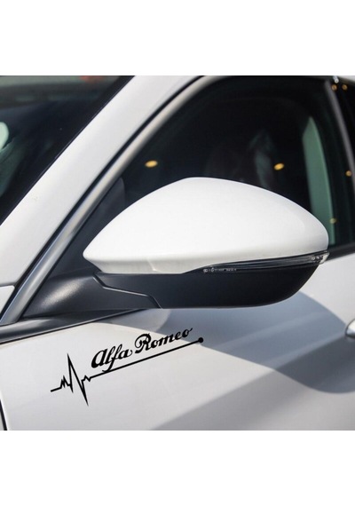 Size Özel Kalp Atışı Ritim Oto Sticker (2 Adet)