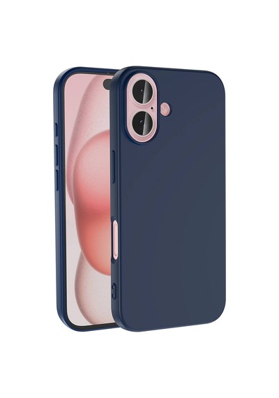 Zore Apple Uyumlu iPhone 16 Plus Kılıf Msra Lsr Lansman Kapak-lacivert Lacivert