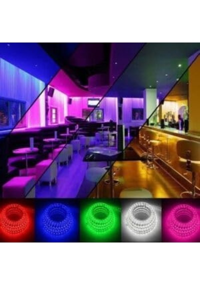 Led Şerit Bant 5 Metre 2835 Smd 12v Yeşil Işık 240 Led/m Ip20 Aydınlatma Kendinden Yapışkanlı