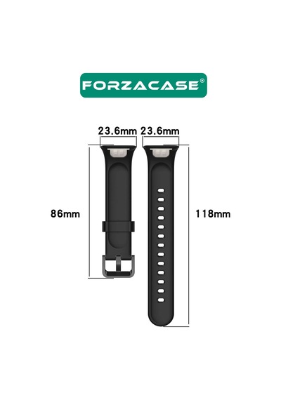 Forzacase Xiaomi Smart Band 7 Pro İle Uyumlu Silikon Kordon Kayış - Fc1146