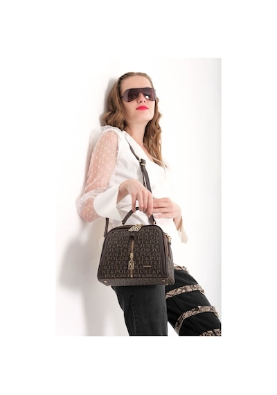 Just Polo Ayarlanabilir Askılı Kadın El Ve Omuz Çantası 2057mh Kahve Kombin 21459120