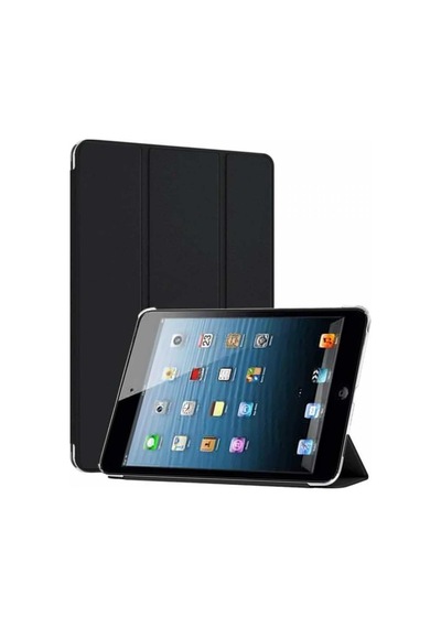 Apple Uyumlu iPad Mini 2 / Mini 3 Smart Cover Stand Arkası Şeffaf Tablet Kılıfı Kapaklı Kılıf