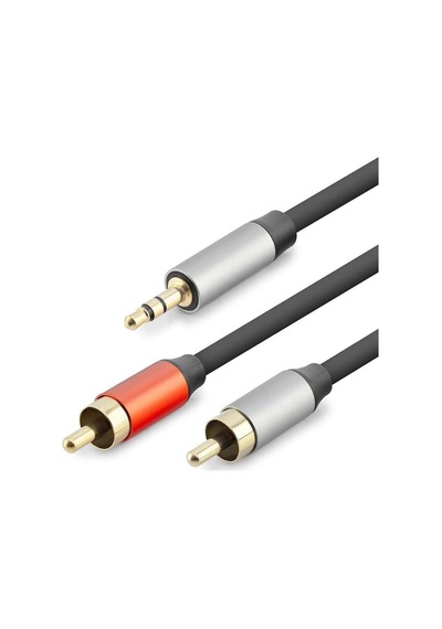 3.5 Mm To 2 Rca Ses Kablosu 1.5 M Siyah Hdx1073 Evimdeyokyok
