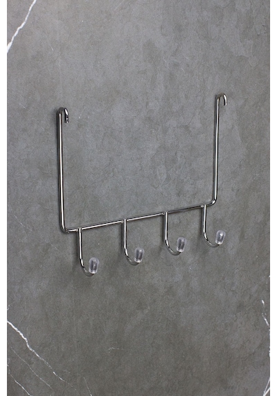 Sas Haus Lif ve Kese Askılığı - Krom Paslanmaz Metal Banyo Köşeliği, Duş Rafı ve Duş Askılarına Uyumlu