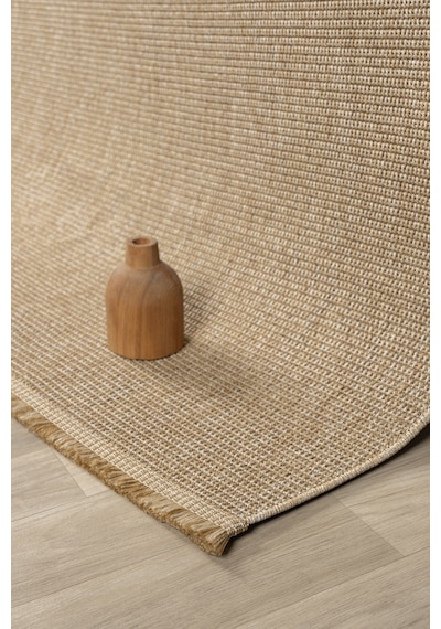 Mariesse Home Hav Toz Vermez Kolay Temizlenen Hasır Doku Sisal Halı Bombay 664-bej